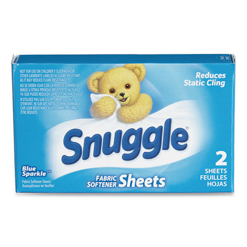 Vend-design Fabric Softener Sheets, Blue Sparkle, 2 Sheets-box, 100 Boxes-carton