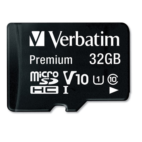 32gb Premium Microsdhc Memory Card With Adapter, Up To 90mb-s Read Speed