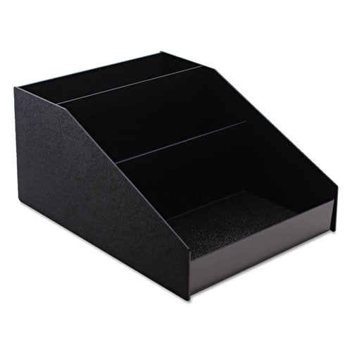 Horizontal Condiment Organizer, 12w X 16d X 7 1-2h, Black
