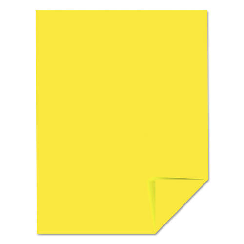 Color Paper, 24 Lb, 8.5 X 11, Lift-off Lemon, 500-ream