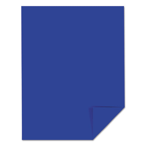 Color Cardstock, 65 Lb, 8.5 X 11, Blast-off Blue, 250-pack