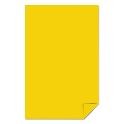 Color Paper, 24 Lb, 11 X 17, Solar Yellow, 500-ream