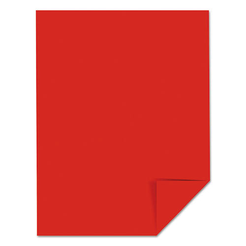 Color Paper, 24 Lb, 8.5 X 11, Re-entry Red, 500-ream