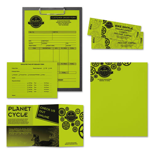 Color Paper, 24 Lb, 8.5 X 11, Terra Green, 500-ream