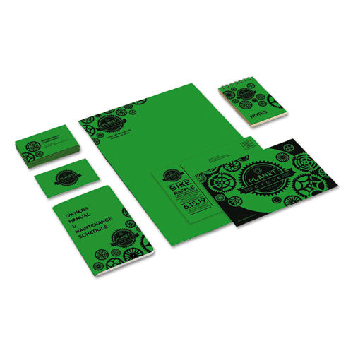 Color Cardstock, 65 Lb, 8.5 X 11, Gamma Green, 250-pack