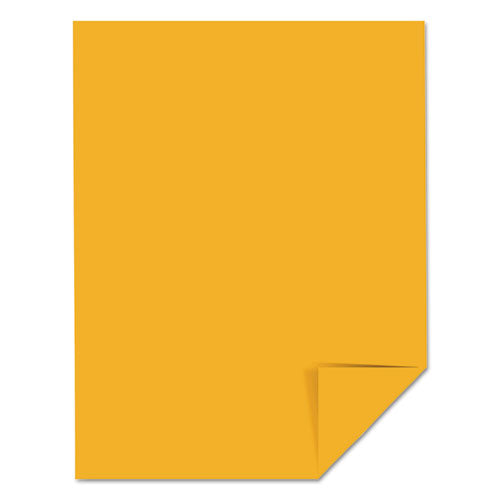 Color Cardstock, 65 Lb, 8.5 X 11, Galaxy Gold, 250-pack