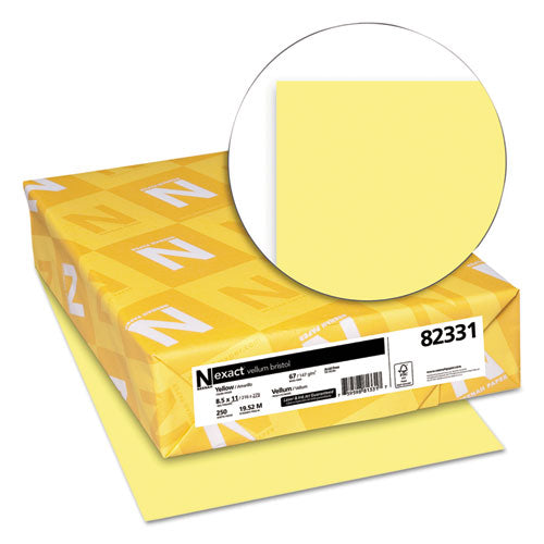 Exact Vellum Bristol Cover Stock, 67lb, 8.5 X 11, 250-pack