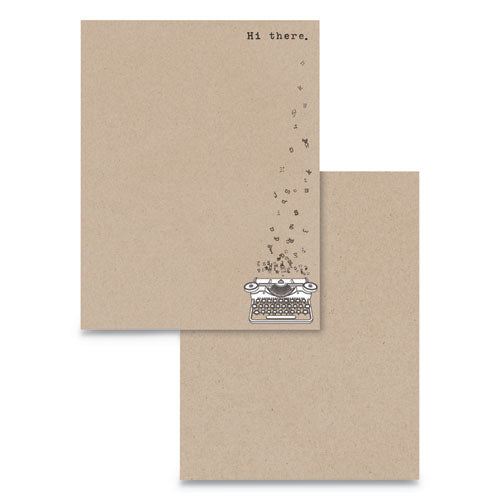 Pre-printed Paper, 24 Lb, 8.5 X 11, Hi There, 75-pack