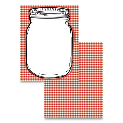 Pre-printed Paper, 28 Lb, 8.5 X 11, Jar And Check, 100-pack