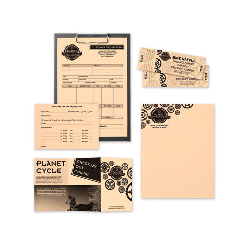 Color Paper, 24 Lb, 8.5 X 11, Punchy Peach, 500-ream