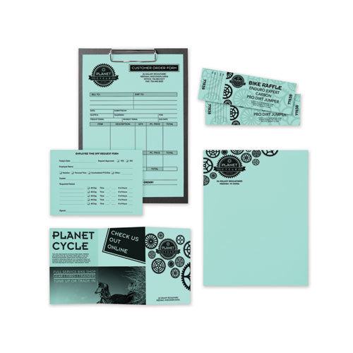 Color Paper, 24 Lb, 8.5 X 11, Merry Mint, 500-ream