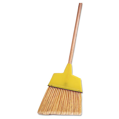 Angle Broom, Flagged Plastic Bristles, 7-1-2" - 6" Bristles, 54" Length