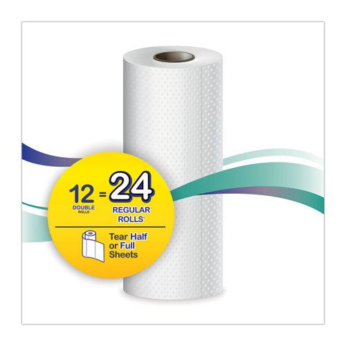 Premium Kitchen Roll Towels, 2 Ply, 11 X 6, White, 110-roll, 12 Rolls-carton