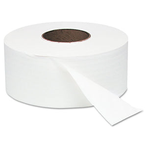 Jumbo Roll Bath Tissue, Septic Safe, 2 Ply, White, 3.4" X 1000 Ft, 12 Rolls-carton