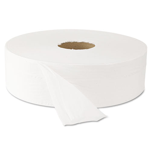 Jumbo Roll Bath Tissue, Septic Safe, 2 Ply, White, 3.5" X 2000 Ft, 6 Rolls-carton