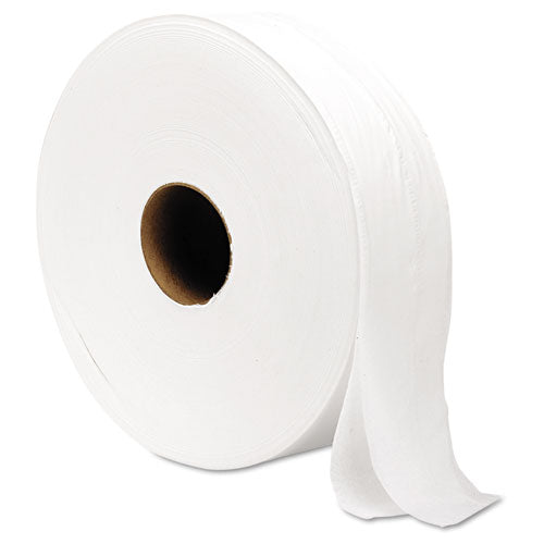 Jumbo Roll Bath Tissue, Septic Safe, 2 Ply, White, 3.5" X 2000 Ft, 6 Rolls-carton