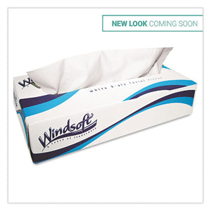 Facial Tissue, 2 Ply, White, Pop-up Box, 100 Sheets-box, 6 Boxes-pack