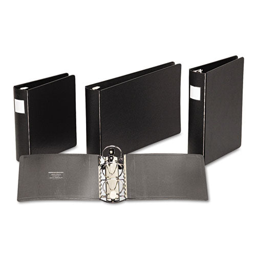 Casebound Round Ring Binder, 3 Rings, 2" Capacity, 11 X 17, Blue