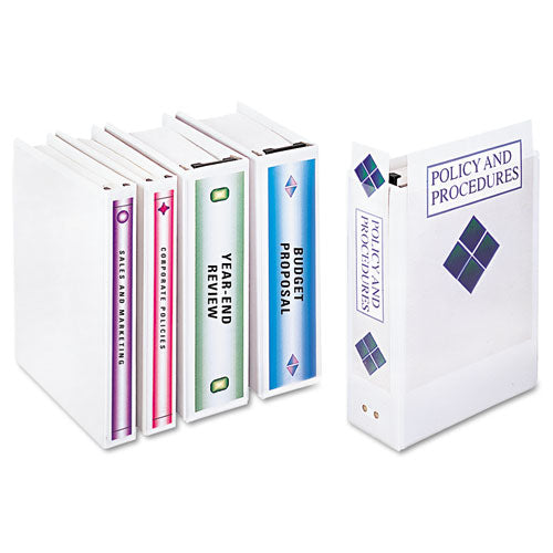 Hanging Straight Post View Binder, 3 Posts, 2" Capacity, 11 X 8.5, White