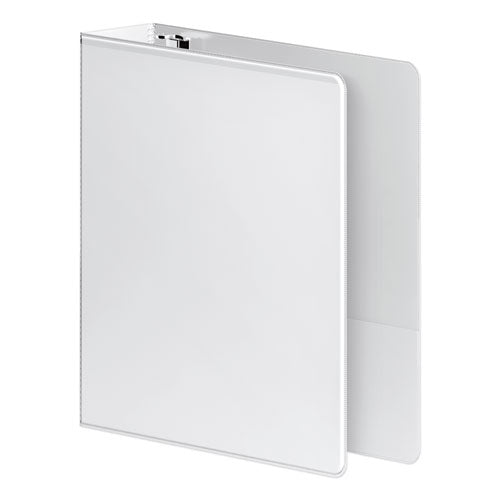 Heavy-duty D-ring View Binder With Extra-durable Hinge, 3 Rings, 2" Capacity, 11 X 8.5, White