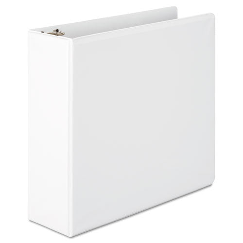 Heavy-duty D-ring View Binder With Extra-durable Hinge, 3 Rings, 3" Capacity, 11 X 8.5, White