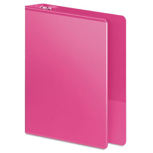 Heavy-duty D-ring View Binder With Extra-durable Hinge, 3 Rings, 3" Capacity, 11 X 8.5, White