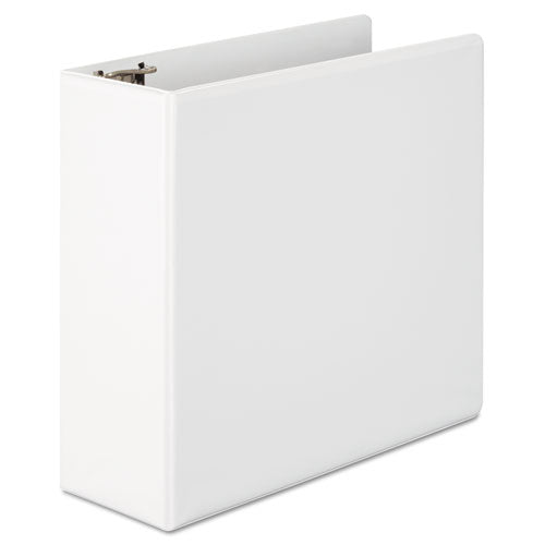 Heavy-duty D-ring View Binder With Extra-durable Hinge, 3 Rings, 4" Capacity, 11 X 8.5, White