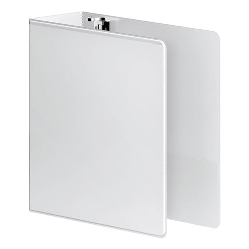 Heavy-duty D-ring View Binder With Extra-durable Hinge, 3 Rings, 4" Capacity, 11 X 8.5, White
