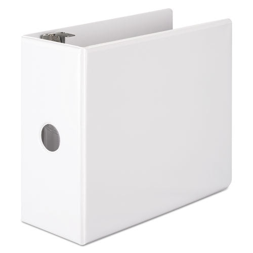 Basic D-ring View Binder, 3 Rings, 5" Capacity, 11 X 8.5, White