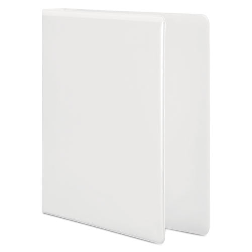 Basic D-ring View Binder, 3 Rings, 4" Capacity, 11 X 8.5, White