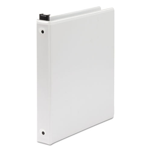 Hanging Dubllock Round Ring Binder, 3 Rings, 1" Capacity, 11 X 8.5, White