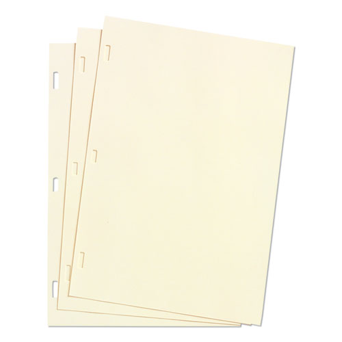 Looseleaf Minute Book Ledger Sheets, Ivory Linen, 11 X 8-1-2, 100 Sheet-box