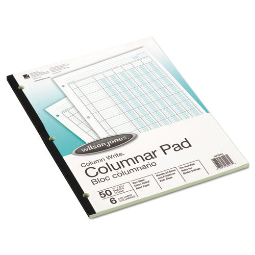 Accounting Pad, Six-unit Columns, 8-1-2 X 11, 50-sheet Pad