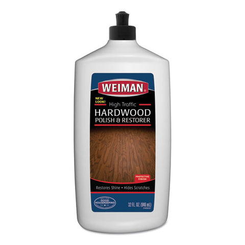 High Traffic Hardwood Polish And Restorer, 32 Oz Squeeze Bottle