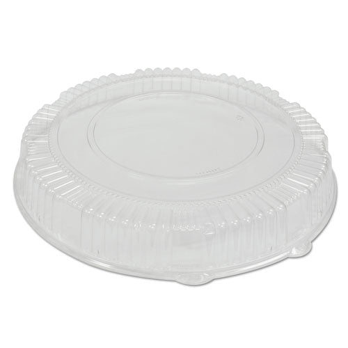 Caterline Dome Lids, Plastic, 18" Diameter, 2 3-4" High, Clear, 25-carton