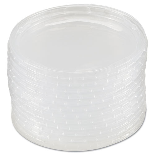 Plug-style Deli Container Lids, Clear, 50-pack, 10 Pack-carton