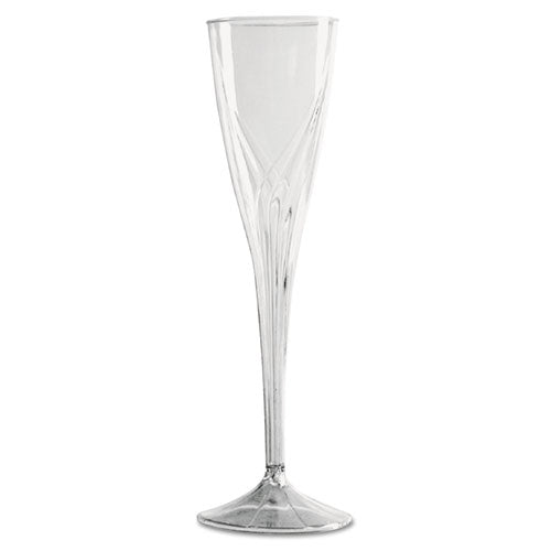 Classicware One-piece Wine Glasses, 6 Oz., Clear, 10-pack