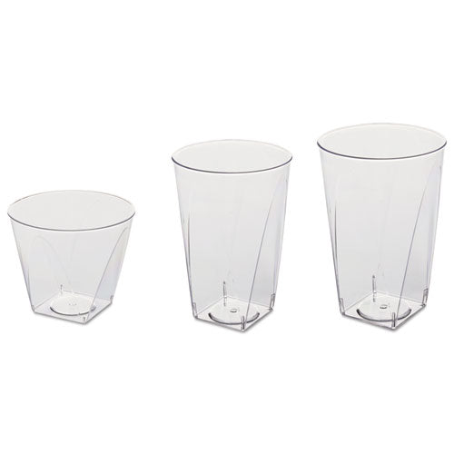 Classicware Tumblers, 9 Oz, Plastic, Clear, 16-bag