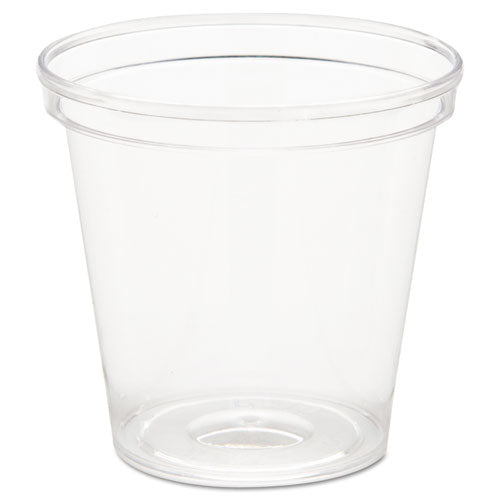 Comet Plastic Tumbler, 8 Oz., Clear, Tall, 25-pack