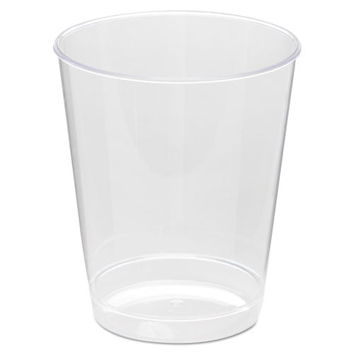 Comet Plastic Tumbler, 8 Oz., Clear, Tall, 25-pack