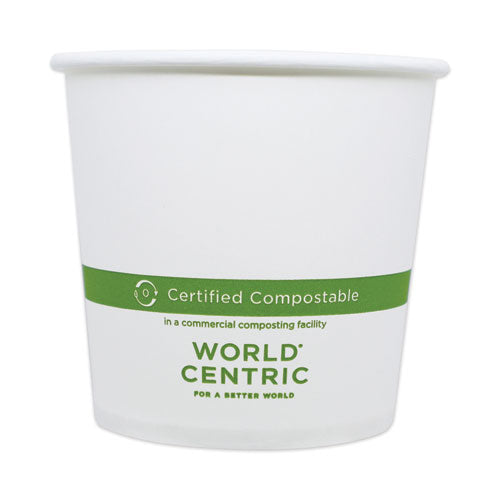 Paper Bowls, 4.4" Dia X 4.4", 24 Oz, White, 500-carton