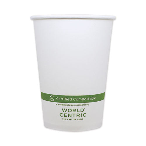 Paper Bowls, 4.4" Dia X 5.8", 32 Oz, White, 500-carton