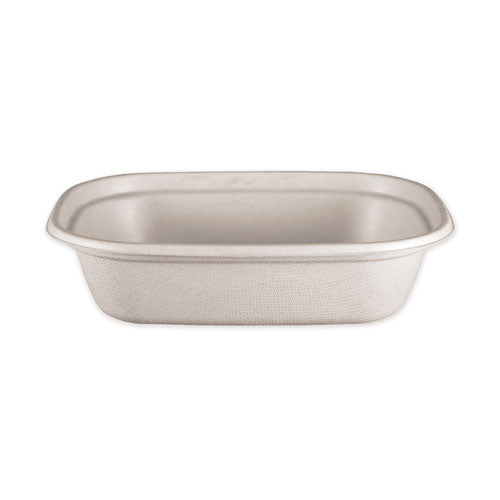 Fiber Container Lids, 8.9 X 6.9 X 0.4, Natural, 400-carton