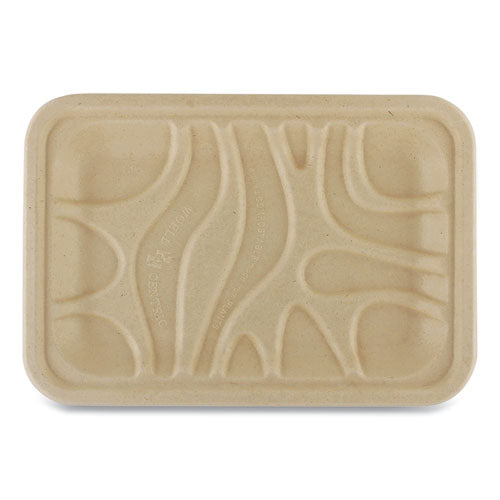 Fiber Trays, 8.2 X 5.7 X 0.7, Natural, 500-carton