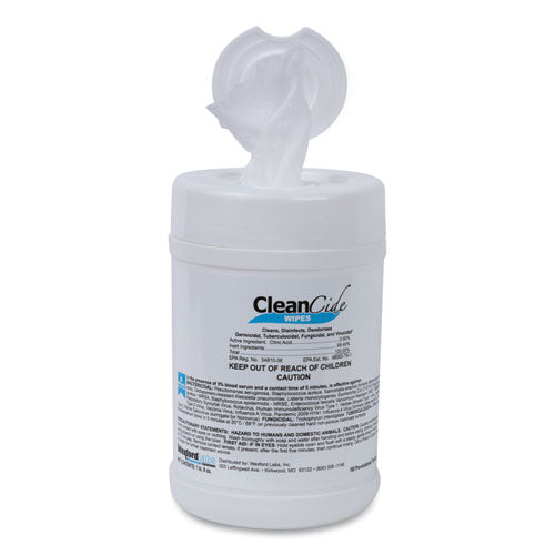 Cleancide Disinfecting Wipes, Fresh Scent, 6.5 X 6, 160-canister, 12 Canisters-carton