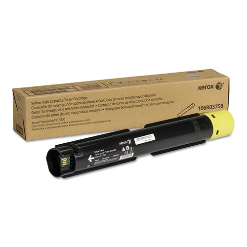 106r03758 High-yield Toner, 10100 Page-yield, Yellow