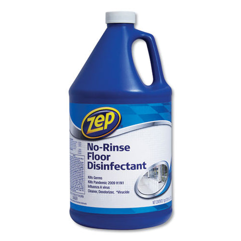 No-rinse Floor Disinfectant, Pleasant Scent, 1 Gal, 4-carton