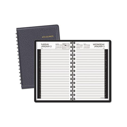 Daily Appointment Book With 30-minute Appointments, 8 X 5, White, 2021