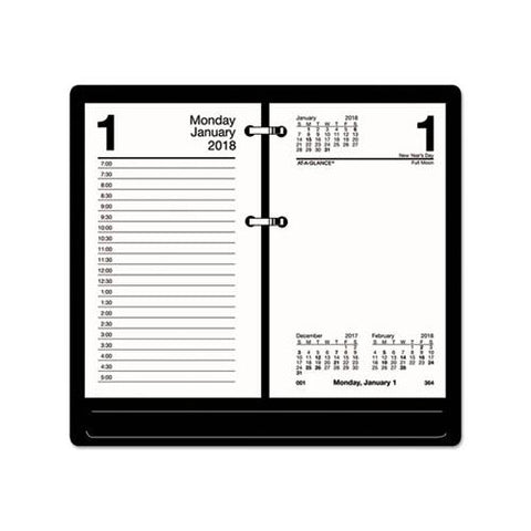 Recycled Desk Calendar Refill, 3.5 X 6, White, 2021