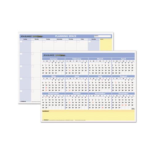 Quicknotes Mini Erasable Wall Planner, 16 X 12, 2021